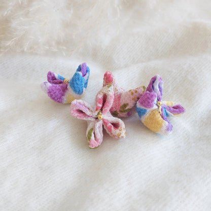 Duo de fleurs indigo